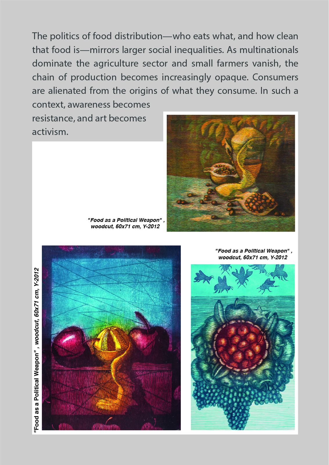 Bitter Harvest: Life & Death, plate 06, by Rumana Rahman