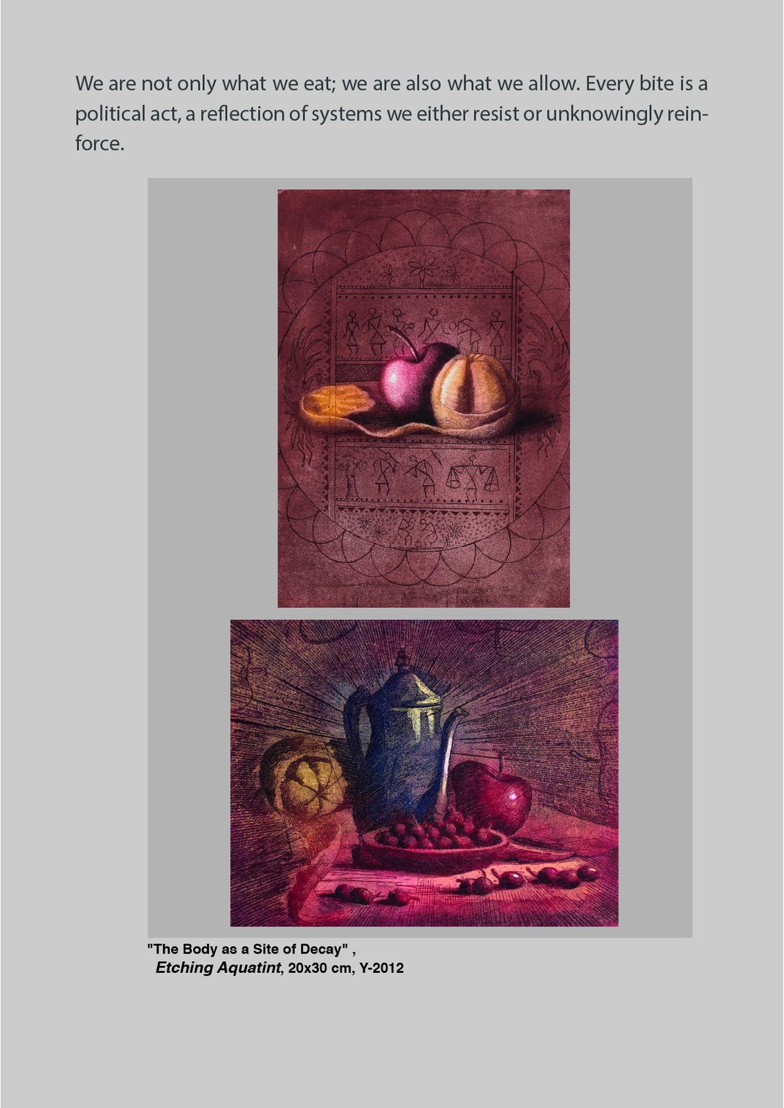 Bitter Harvest: Life & Death, plate 09, by Rumana Rahman