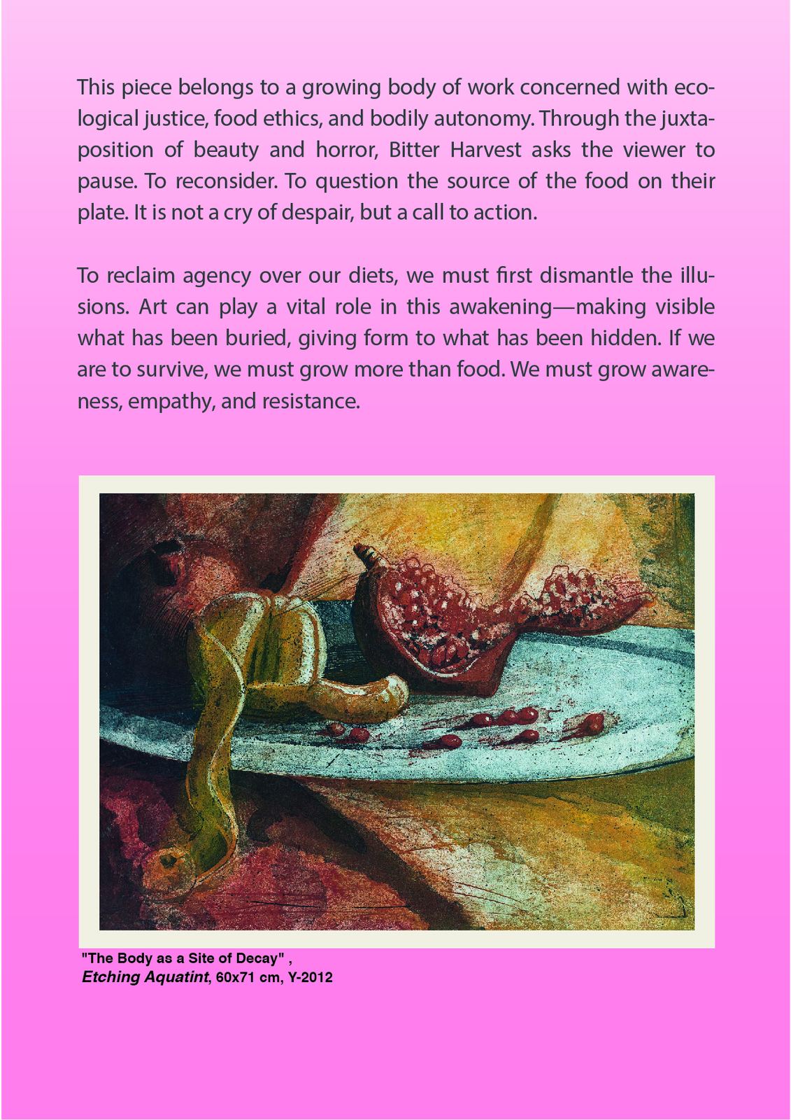 Bitter Harvest: Life & Death, plate 11, by Rumana Rahman