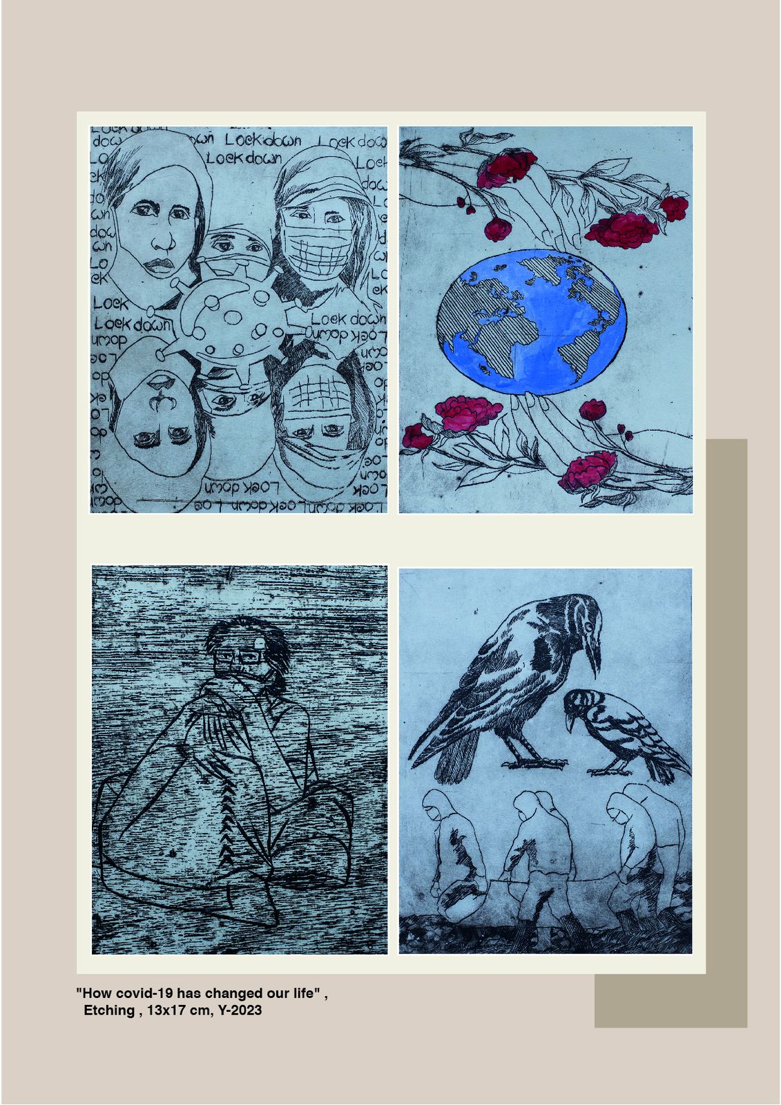Bitter Harvest: Life & Death, plate 23, by Rumana Rahman